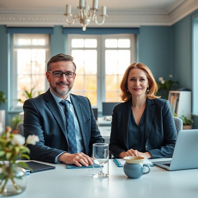 Dvojice poradců Horák & Horák u společného pracovního stolu